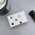 Коннектор в стиле Van Cleef с ювелирным стеклом 16*12мм